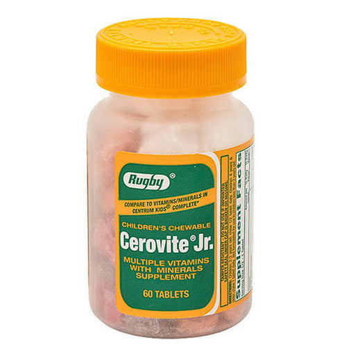 Rugby, Multi-Vitamin Jr., 60 Tabs