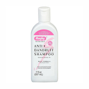 Rugby, Anti Dandruff Shampoo Selenium Sulfide Blue Formula, 7 Oz