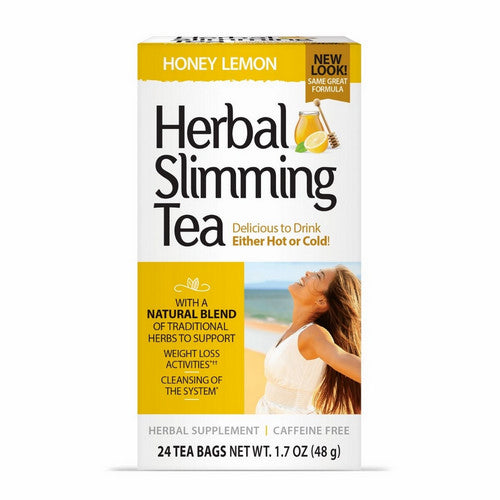 21st Century, Herbal Slimming Tea Honey Lemon, 24 Bags