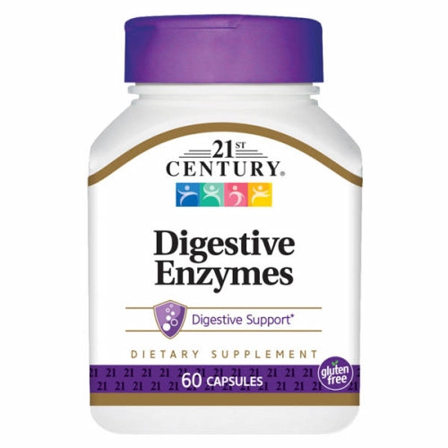 21st Century, Digestive Enzymes, 60 Caps