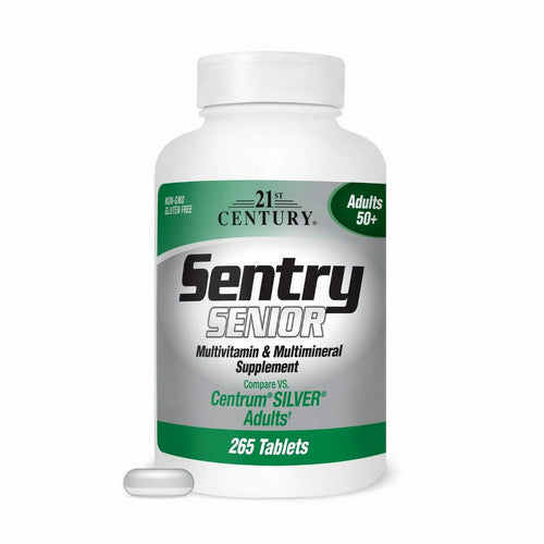 21st Century, Sentry Senior Multivitamin And Multimineral Adults 50+, 265 Tabs