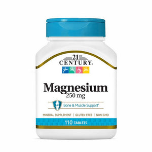21st Century, Magnesium, 250 mg, 110 Tabs