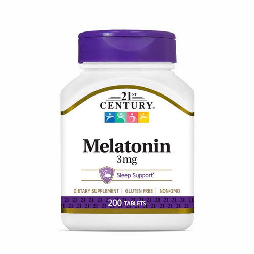 21st Century, Melatonin, 3 Mg, 200 Tablets