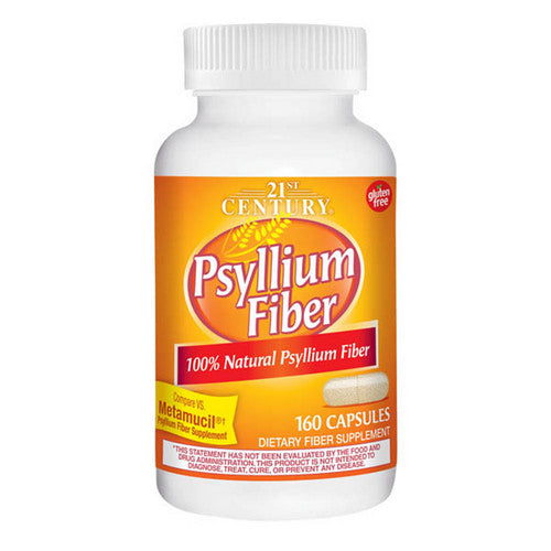 21st Century, Psyllium Caps, 160 Caps