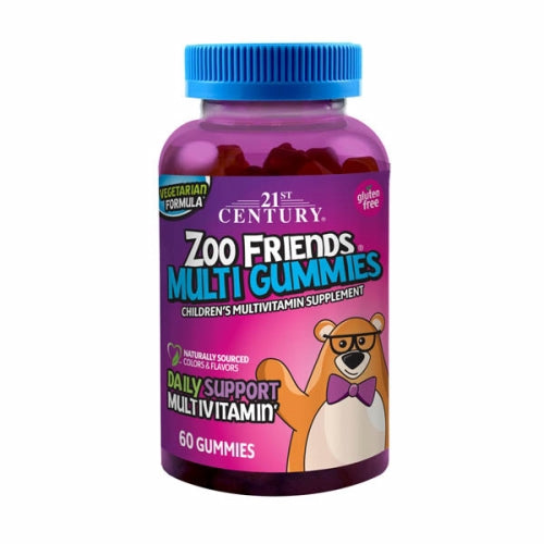 21st Century, Zoo Friends MultiVitamin, 60 Gummies