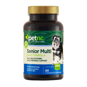 Petnc Natural Care, Senior Multi Daily Formula Senior Dog Liver, 60 Chewables
