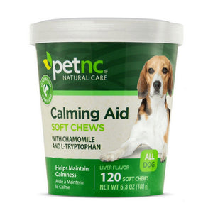 Pet NC, Calming Aid Soft Chews All Dogs Liver, 6.3 Oz