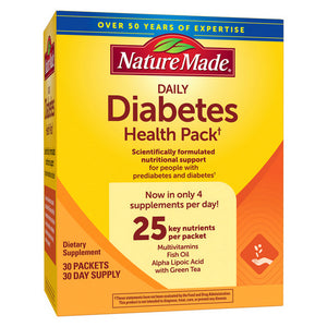 Nature Made, Daily Diabetes Health Pack, 30 Count
