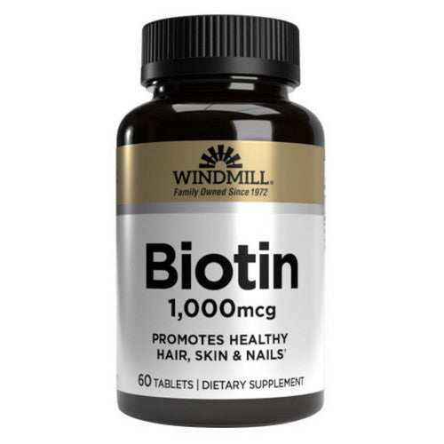 Windmill Health, Biotin, 1000 mcg, 60 Count