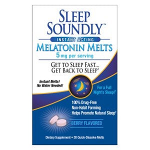 Sleep Soundly, Melatonin Melts, 5 Mg, 60 Tabs