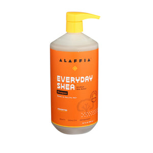 Alaffia, Everyday Shea Shampoo Unscented, 32 Oz