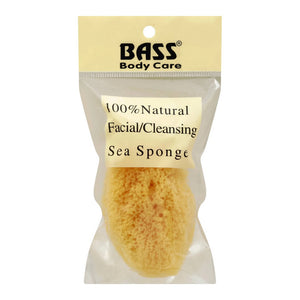 Bass Brushes, 100% Natural Facial Cleansing Sea Sponge, 1 Count