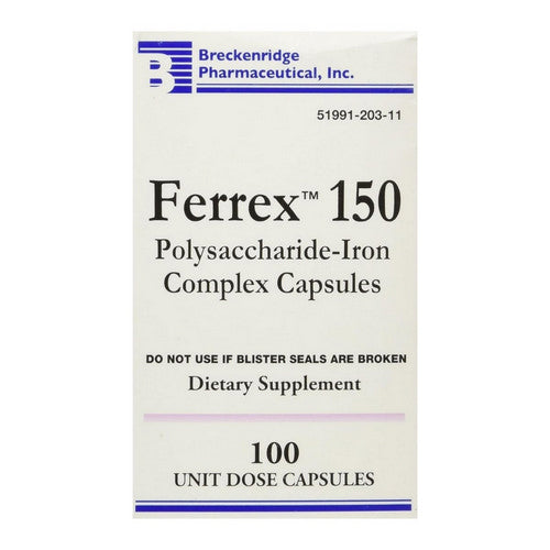 Breckenridge, Ferrex 150 Original Formula, 100 Caps