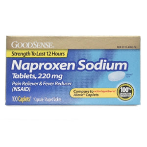 Good Sense, Naproxen Sodium Tablets, 220 MG, 100 Caps