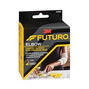 Futuro, Comfort Elbow Support With Pressure Pads Moderate Large, 1 Each