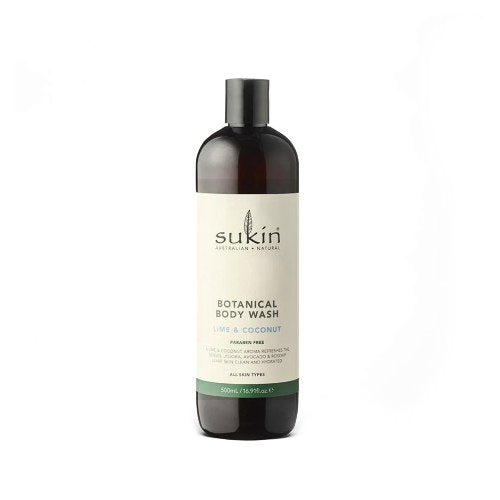 Sukin, Body Wash Lime & Coconut, 16.9 Oz