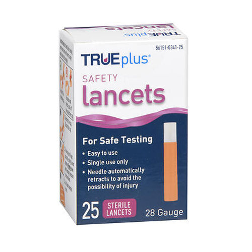 Trueplus, Safety Lancets 28 Gauge, 25 Each