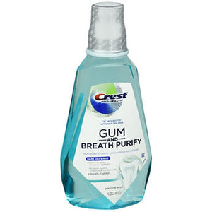 Crest, Pro-Health Gum And Breath Purify Antigingivitis Antiplaque Oral Rinse Smooth Mint, 33.8 Oz