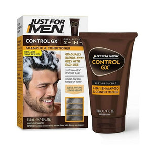 Just For Men, Control Gx 2 In 1 Shampoo And Conditioner, 4 Oz