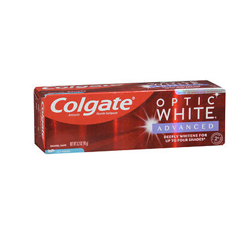 Colgate, Colgate Optic White Advanced Whitening Toothpaste Icy Fresh, 3.2 Oz