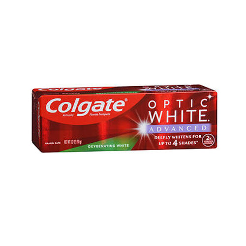 Colgate, Optic White Advanced Teeth Whitening Toothpaste Vibrant Clean, 3.2 Oz
