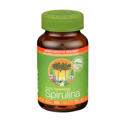 Nutrex Hawaii, Pure Hawaiian Spirulina, 500 Mg, 200 Tabs