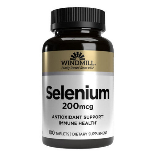 Windmill Health, Selenium, 200 Mcg, 100 Tabs