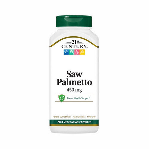 21st Century, Saw Palmetto, 450 mg, 200 Veg Caps
