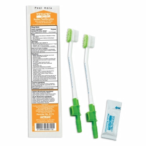 Sage, Suction Toothbrush Kit NonSterile, 1 Pack