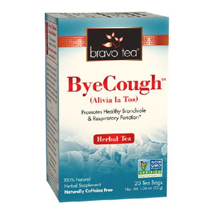 Bravo Tea & Herbs, Bye Cough Herbal Tea, 20 Bags
