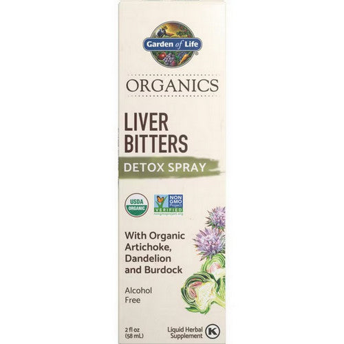 Garden of Life, Organics Liver Bitters Spray, 2 Oz