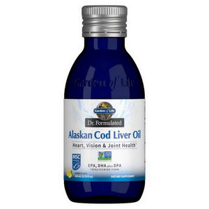 Garden of Life, Dr. Formulated Alaskan Cod Liver Oil Lemon, 6.76 Oz