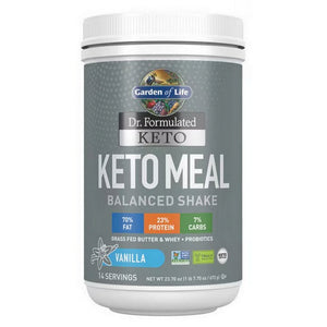 Garden of Life, Dr. Formulated Keto Meal Powder, Vanilla, 23.70 Oz