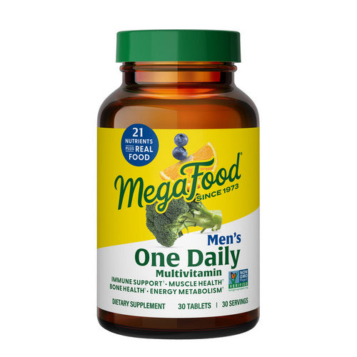 MegaFood, Men's One Daily Multivitamin, 30 Tabs