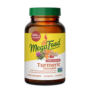 MegaFood, Turmeric Curcumin Extra Strength Liver, 90 Tabs