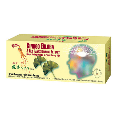 Prince Of Peace, Ginkgo Biloba And Red Panax Ginseng Extract, 30 Count