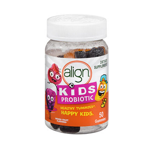 Align, Kids Probiotic Gummies Mixed Fruit, 50 Count