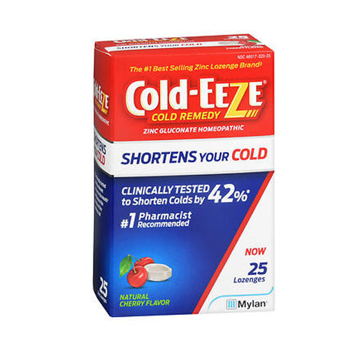 Cold-Eeze, Cold Remedy Lozenges Cherry, 25 Count