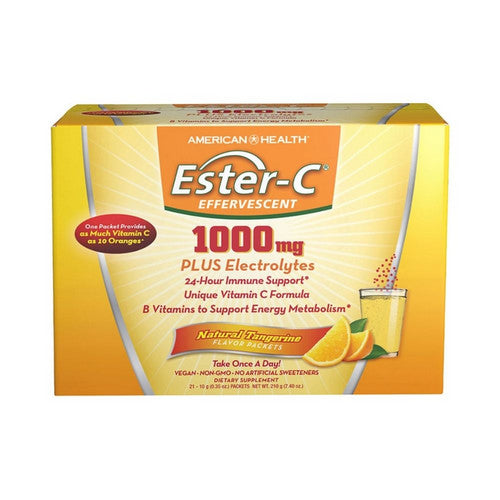American Health, Ester-C Tangerine, 1000 mg, 21 Count