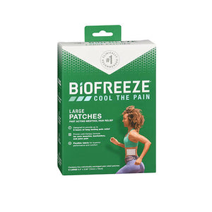 Biofreeze, Menthol-Pain Relieving Patches Large, 5 Count