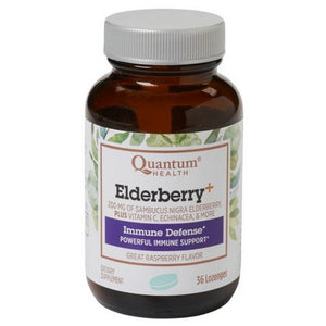 Quantum Health, Elderberry+ Lozenges, 36 Lozenges