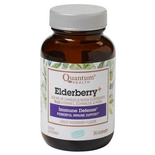 Quantum Health, Elderberry+ Lozenges, 36 Lozenges