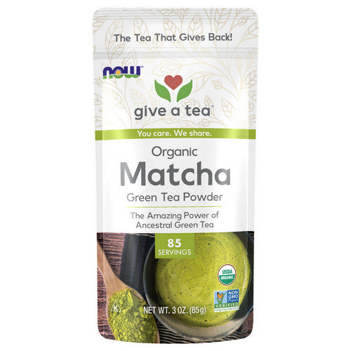 Now Foods, Organic Matcha Green Tea Powder, 3 Oz