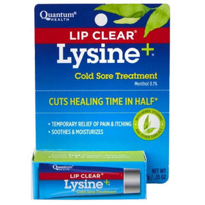 Quantum Health, Lipclear Lysine Plus Cold Sore Treatment, 0.25 oz