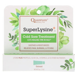 Quantum Health, Super Lysine Plus Cold Sore Treatment Ointment, 0.75 Oz