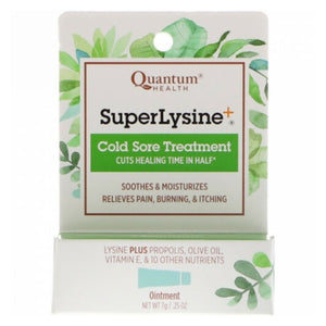 Quantum Health, Super Lysine Plus Cold Sore Treatment Ointment, 0.25 Oz