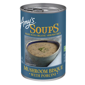 Amys, Organic Soup Mushroom Bisque With Porcini, 14 Oz