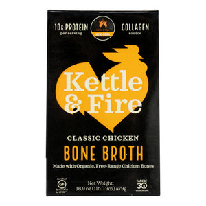 Kettle And Fire, Gluten Free Bone Broth Chicken, 16.9 Oz(Case Of 6)