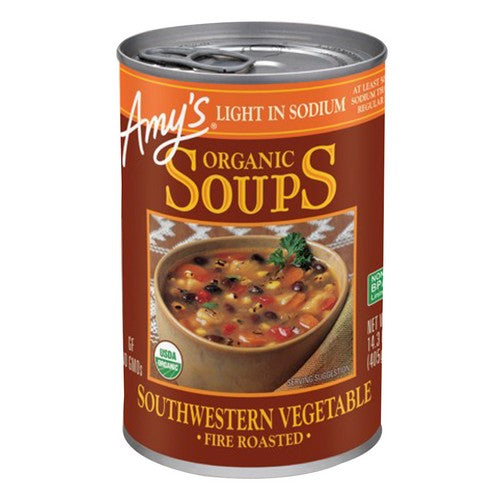 Amys, Organic Southwestern Vegetable Soup, 14.3 Oz(Case Of 12)