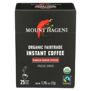 Mount Hagen, Organic Fairtrade Instant Coffee, 1.76 Oz(Case Of 8)